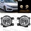 For Honda Civic 2016 2017 2018    Pair Right And Left Side Front Bumper Fog Light Fog Lamp With Halogen Bulbs