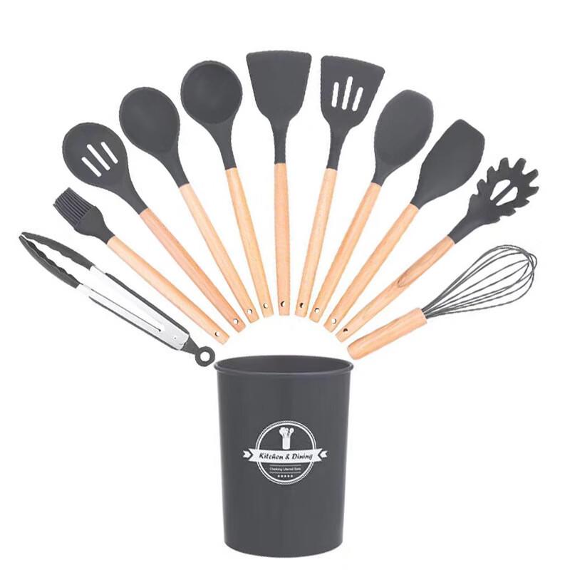 

Abay 12-Piece Silicone Kitchen Utensil Set