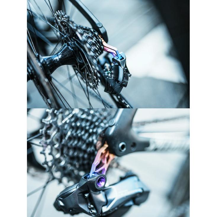 Chaser Road Bike Rear Derailleur Tail Hook Ultra-Lightweight Titanium Alloy Direct-Mount Tail Hook For SPECIALIZED For SL8/SL7