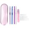 Crochet Hook Set Alumina Crochet Needle Colorful Sweat  Knitting Tools Household Supplies