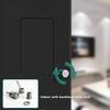 Invisible Door Lock Door Handle Double-sided Handleless Indoor Wooden Door Special Door Handle Magnetic Silent Secret Door