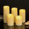 LED Swing Flame Candle: Slanted Mouth Design for Weddings, Cafes, Clubs, and Decor
