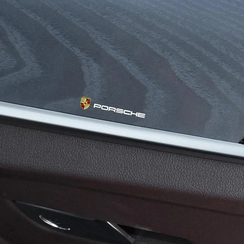 Univerzální 3D kovový znak na auto motorku ze slitiny Samolepka Dekorace Pro Porsche Carrera Cayenne Panamera Macan Boxster 911 928 918