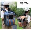 Sac à dos pour animaux de compagnie cage de transport à main pour chat sortie chien de petite et moyenne taille respirant grande capacité sac à dos sac portable