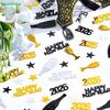 2026 Zlatý Šťastný Nový Rok Konfety Rozsyp na Stůl Třpytky Láhev Vína Silvestrovská Párty Výročí Dekorace Potřeby