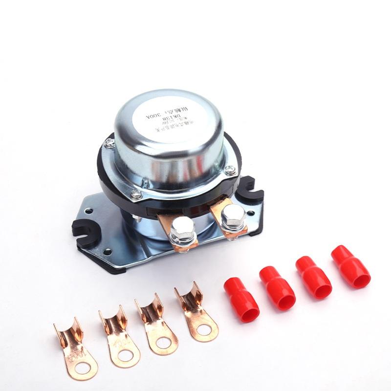 12V 24V High Current Automotive Relay 100A 300A Main Power Switch Flame Retardant Housing Compact 13.5x12.5x9cm