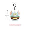 Tom & Jerry Cartoon Plush Keychain - Cute Tom Cat Pendant Bag Accessory