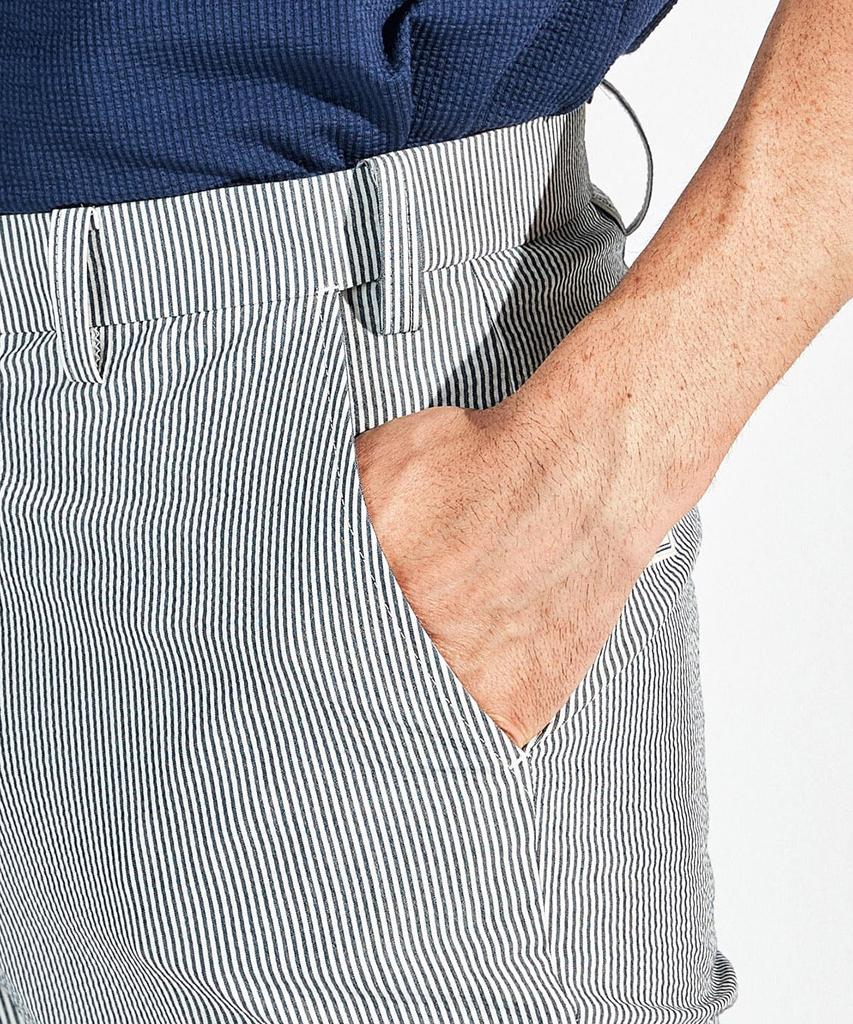 Golf Pants Soccer 2WAY Stretch Waist Free Striped Pattern Golf MG5SLP23M NV00 [Munsingwear] Men's (Navy)