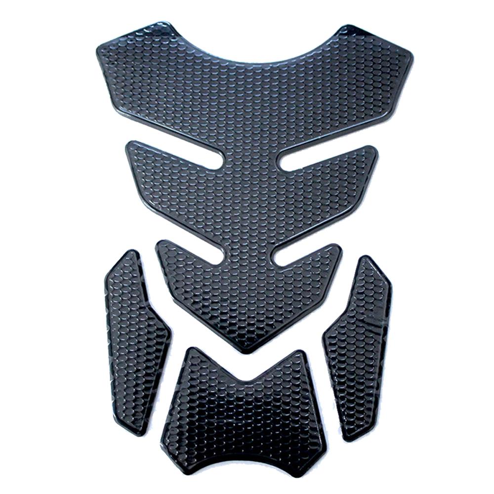 For Honda Yamaha Tankpad Sticker Fishbone 3D Tank Pad Stickers Oil Gas Protector Cover Decoration Flame Motorcycle Accessories