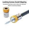 Magnetic Bit Holder Magnetic Ring Strong Magnetizer Demagnetizer 6.35mm Phillips Cross Head Screwdriver Bit Holder Hand Tools
