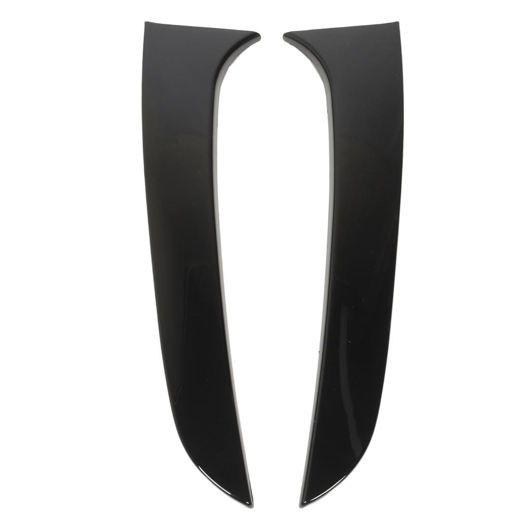 1pair Rear Window Side Spoiler Rear Left Right Side Wing Splitter Trim for 1 Series F20 F21 2012 To 2019 Glossy Black