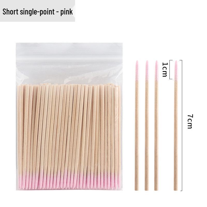 Disposable Fine Cotton Microblading Sticks for Eyebrow Shaping and Eyeliner Application