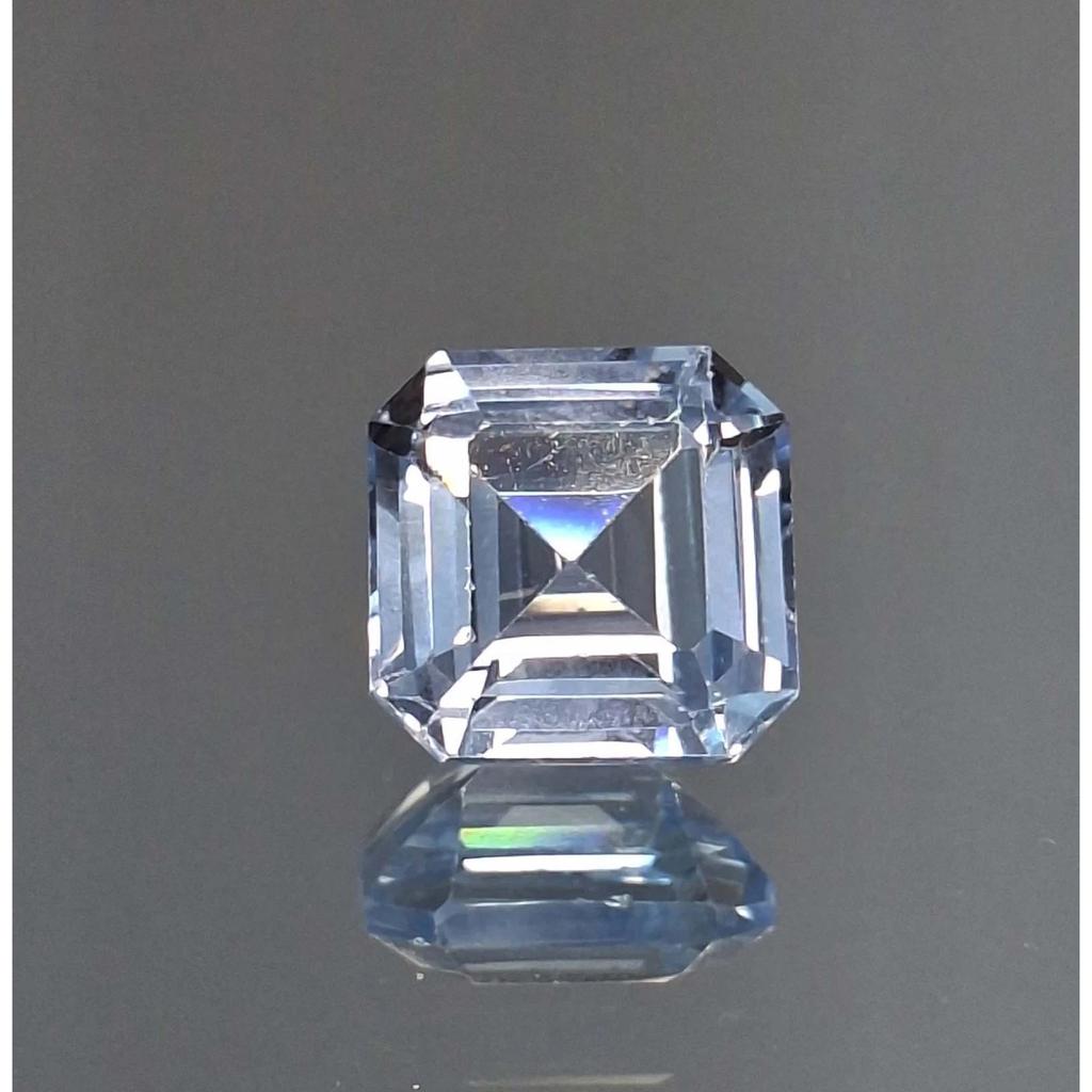 Natural Sky Blue Aquamarine 16-18 Ct Asscher Cut Certified Beautiful Gemstone