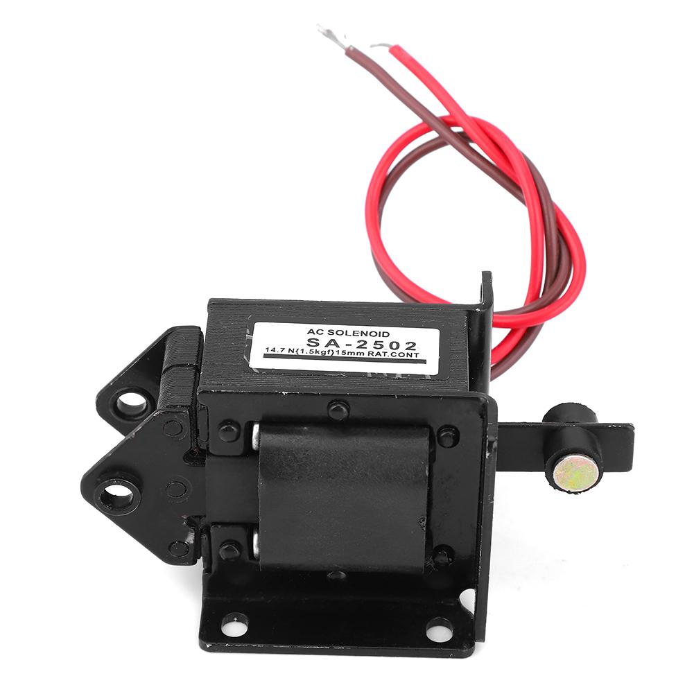 Painter Ac Tractive Magnet Electromagnet For Industrial Automation 220Vac 14.7N 15Mm Stroke Sa 2502