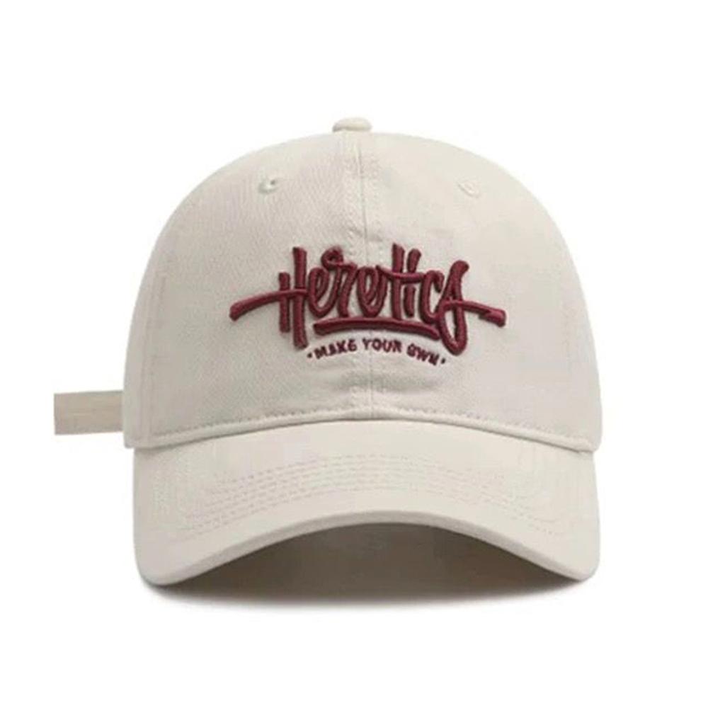 Prints Embroidery Baseball Cap Women Men Soft Cotton Peaked Hat Spring Summer Outdoor Use Sportss Sun Protection Trucker Hats Korean Style Letter