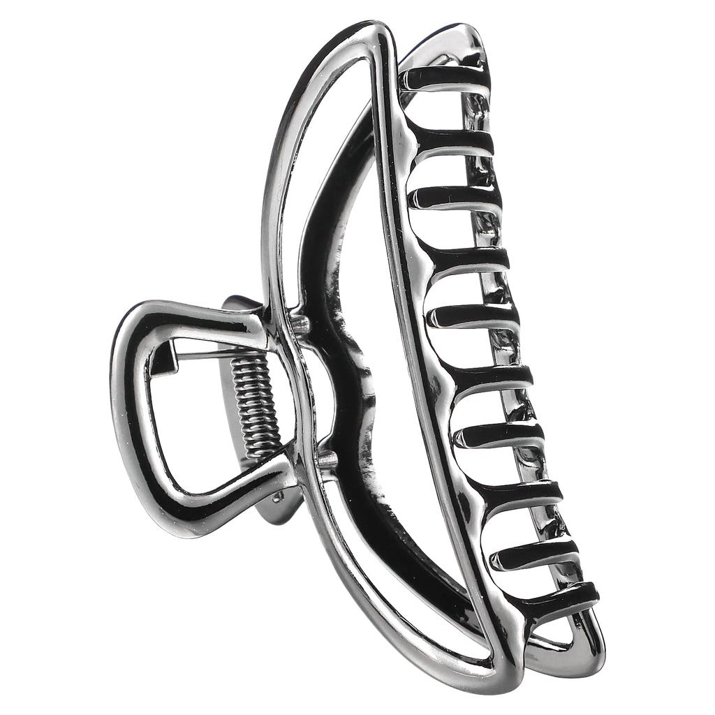 Kitsch Offene Krallenklammer, Hämatit, 1 Klammer