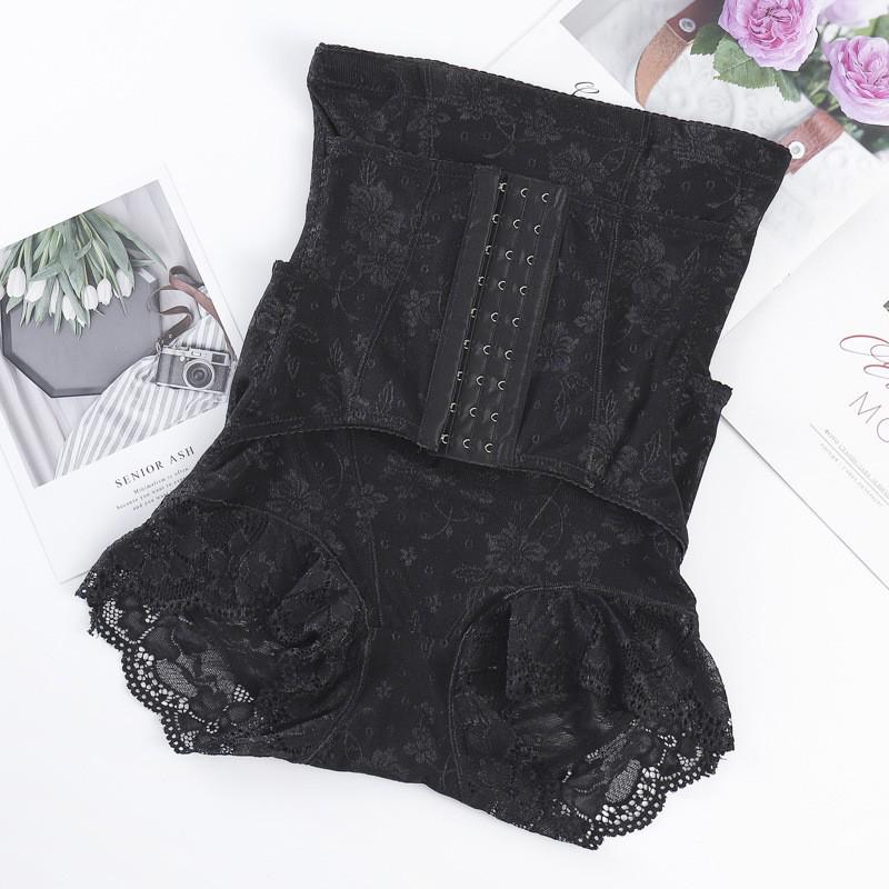 

High-Waisted Tummy Control Lace Shapewear Leggings with Hip Lift for Women 3XL (recommended 150-165 jin) чёрный