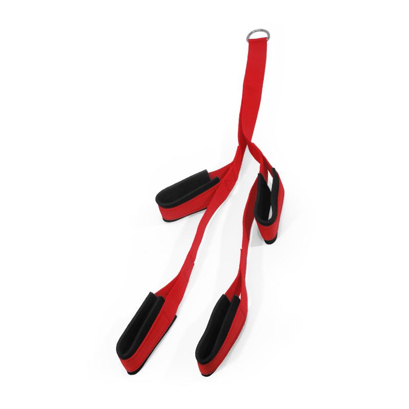 Durable And Safe Biceps Tricep Rope Cable Attachment Handles Pull Down For Professional Gym Gantry Back Trainer