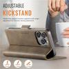 Magnetic Wireless Charging Leather Wallet Card Phone Case for iPhone 17E 5G 17 Air 16E 16 Pro Max 15 Plus 14 13 12 11 Flip Cover