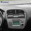 Echte Zachte Koolstofvezel Sticker LHD Auto Centrale Luchtuitlaatpaneel Voor Seat Altea 2004 2005 2006 2007 2008 Interieur Accessoires