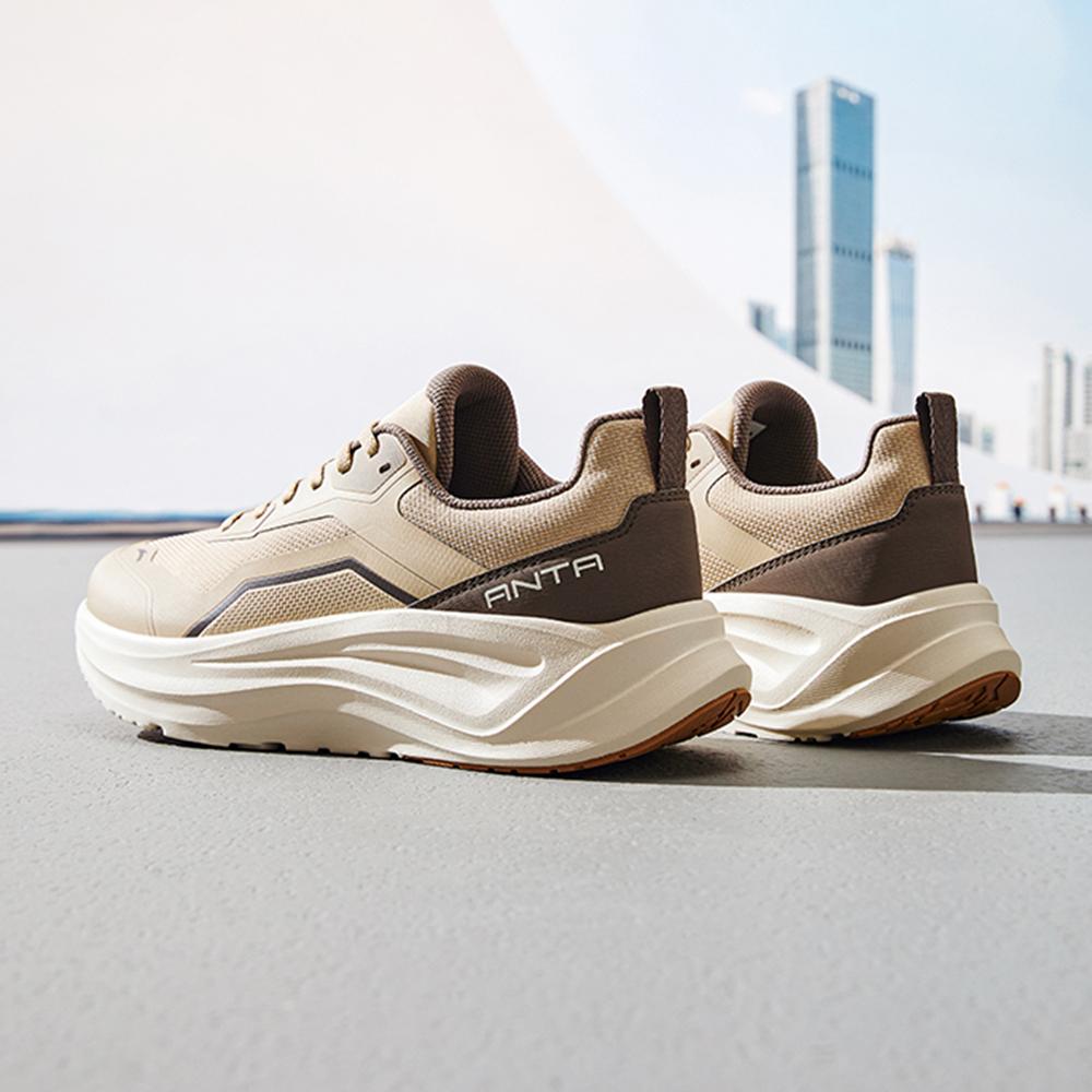 Anta Le Dao Classic Versatile Shock Absorbing Breathable Low Top Training Running Shoes Men Sneaker Brown 112537719-4