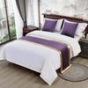 Simple Modern Household Bed Flag New Wedding Bedroom Hotel Bed Bed Runner Patterned Bed Tail Scarf Bed Cover