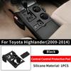 For 2009- Toyota Highlander Central Control Silicone Dirt-Proof Cover Scratch Resistant Car Interior Protection Accessories