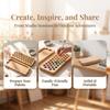 Wood Rectangle Palette Painting Box Empty Box Outdoor Sketching Palette  Watercolor Paint