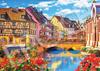 Epoch 2000 Super Small Piece Jigsaw Puzzle, Beautiful Streets of Colmar, France (38x53cm), 54-239, Includes Glue, Spatula, and Score Ticket