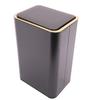 Bathroom Trash Can with Lid Soft Close, 3.1 Gallon Stainless Steel Garbage Can with Toilet Brush, Rectangular Step Trash Bin