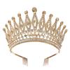 Antike Bronze Barockkrone Elegante Antike Griechische Tiara Exquisite Königinnen Tiara Krone Party