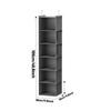 Hanging Closet Organizer and Storage, Foldable 6-Shelf Closet Hanging Storage Shelves with 2 Hooks for Shoe Cap Clothes Pants