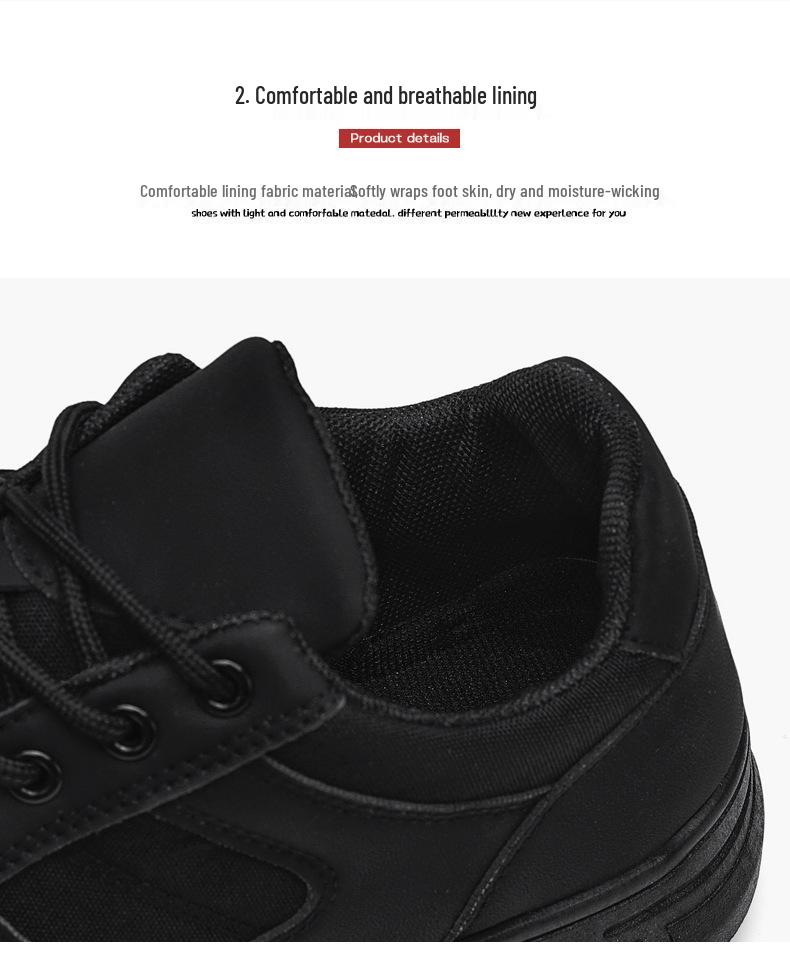 Herren Große Größen Atmungsaktive Lässige Baumwoll-Arbeitsschuhe für Herbst/Winter - Sportliche & Trendige Arbeitsschutzschuhe