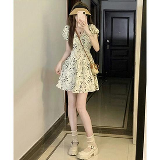 Hepburn Style Women's Corduroy Patchwork Dress - Autumn 2026 Collection, Elegant French Two-Piece Long Dress
