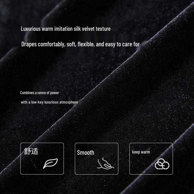 Xiangying French Hepburn Style Velvet Dress