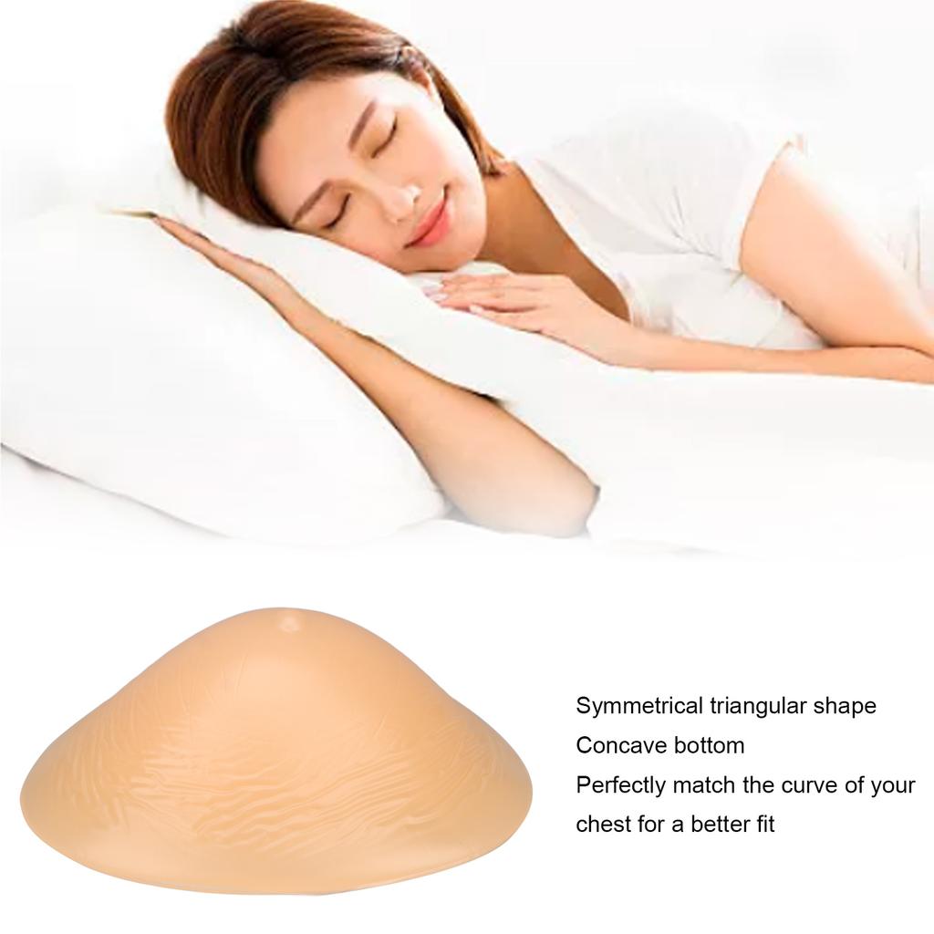 1Piece Silicone Breast Form Silicone Bra Inserts Mastectomy Prosthesis Bra Enhancer Inserts for Mastectomy Breast Cancer