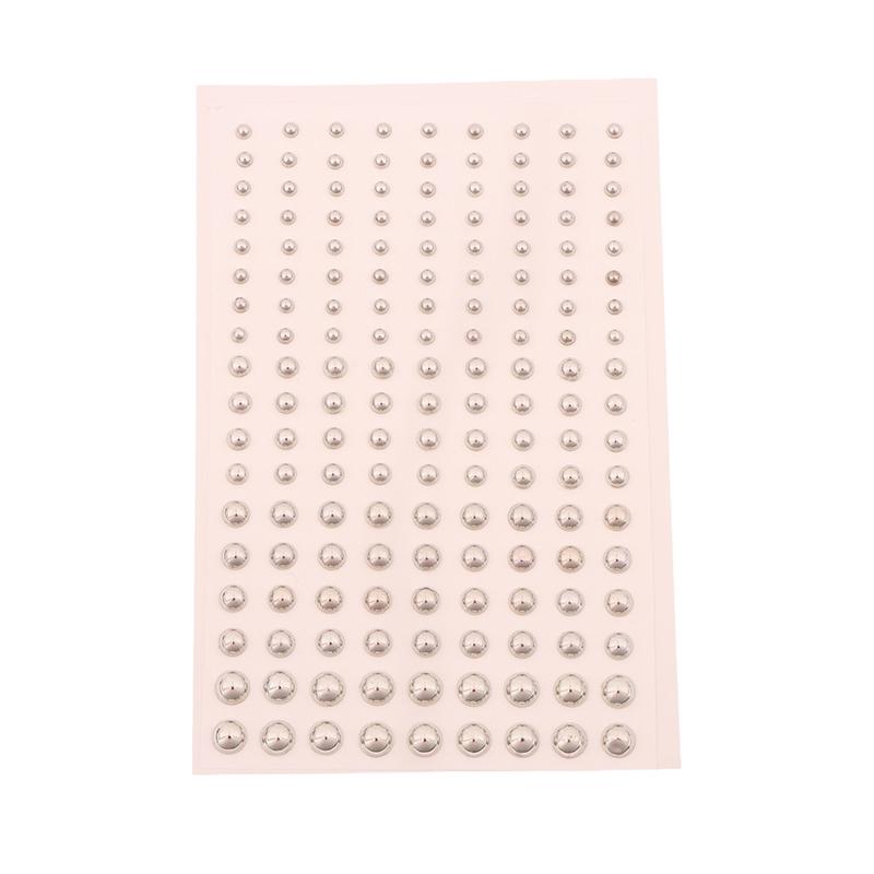 

1Sheet Gold/Silver Non Piercing Lip Nails Sticker Self Adhesive Waterproof Fake Lip Nail Eyebrow Nose Nail Belly Button Jewelry серебряный