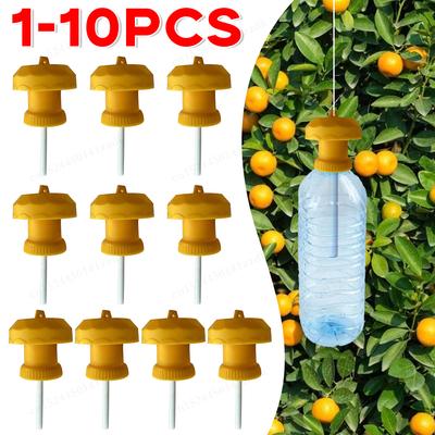 1/2PCS Piège à Mouches à Fruits Suspendu Tueur Contrôle des Ravageurs d'Insectes de Jardin Outils Tueur de Drosophiles Piège à Mouches à Fruits Pour Maison Jardin Ferme V