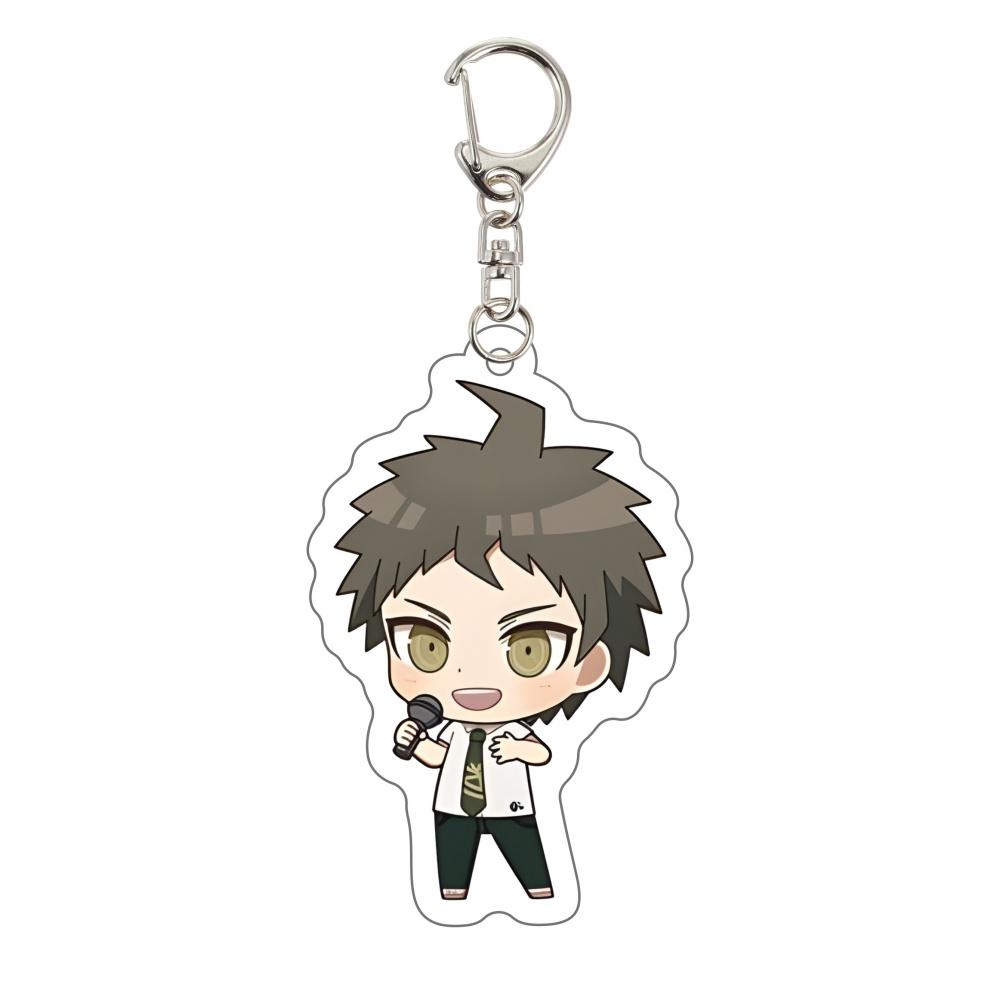 Danganronpa Keychain Trigger Happy Havoc Anime Game Acrylic Badge Pendant Cosplay Accessories Cartoon Fans Collectible Gifts