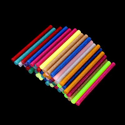 60Pcs/Pack Multi Color Glitter Hot Glue Sticks Non-Toxic High Adhesive Sticks
