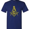 T-shirt en coton unisexe avec logo Maçonnique