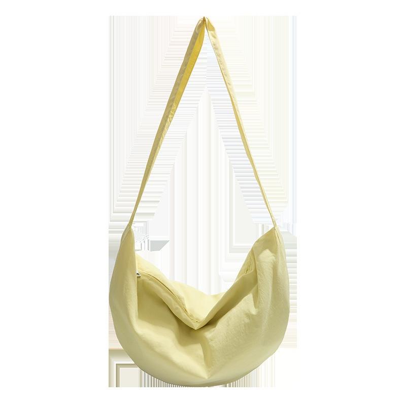 Nylon Cloth Bag Women's New High-end Texture Niche Summer Versatile Large-capacity Shoulder Crossbody Dumpling Bag