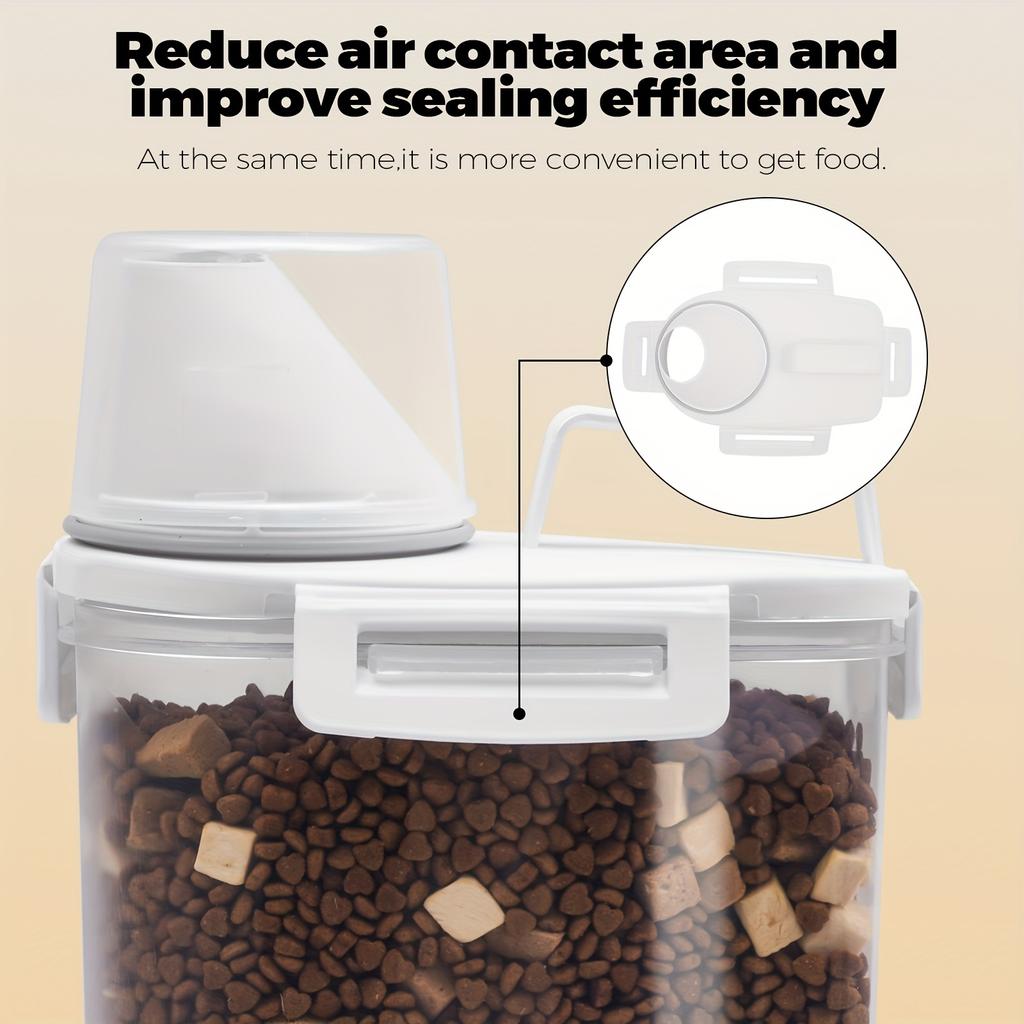 Dog Food Container Sealed Dog Food Storage Box with Lid - Moisture & Leak-proof, Ideal for Dog Food, Cat Food, Pet Snacks
