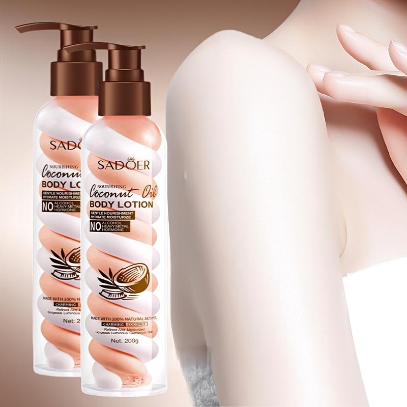 Coconut Oil Nourishing Marshmallow Scented Body Lotion for Autumn and Winter Deep Hydration