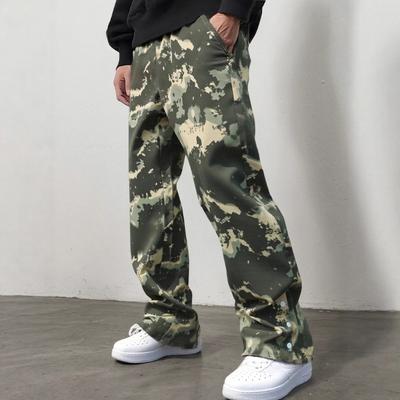 Men's Camouflage Sweatpants Casual Street Style Sportswear Lightweight Polyester Casual Style