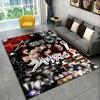 Kpop Stray Kids Musik Star Teppich für Spielzimmer Schlafzimmer Wohnzimmer Sofa Heimdekoration, Kinderteppich Rutschfeste Fußmatte Geschenk