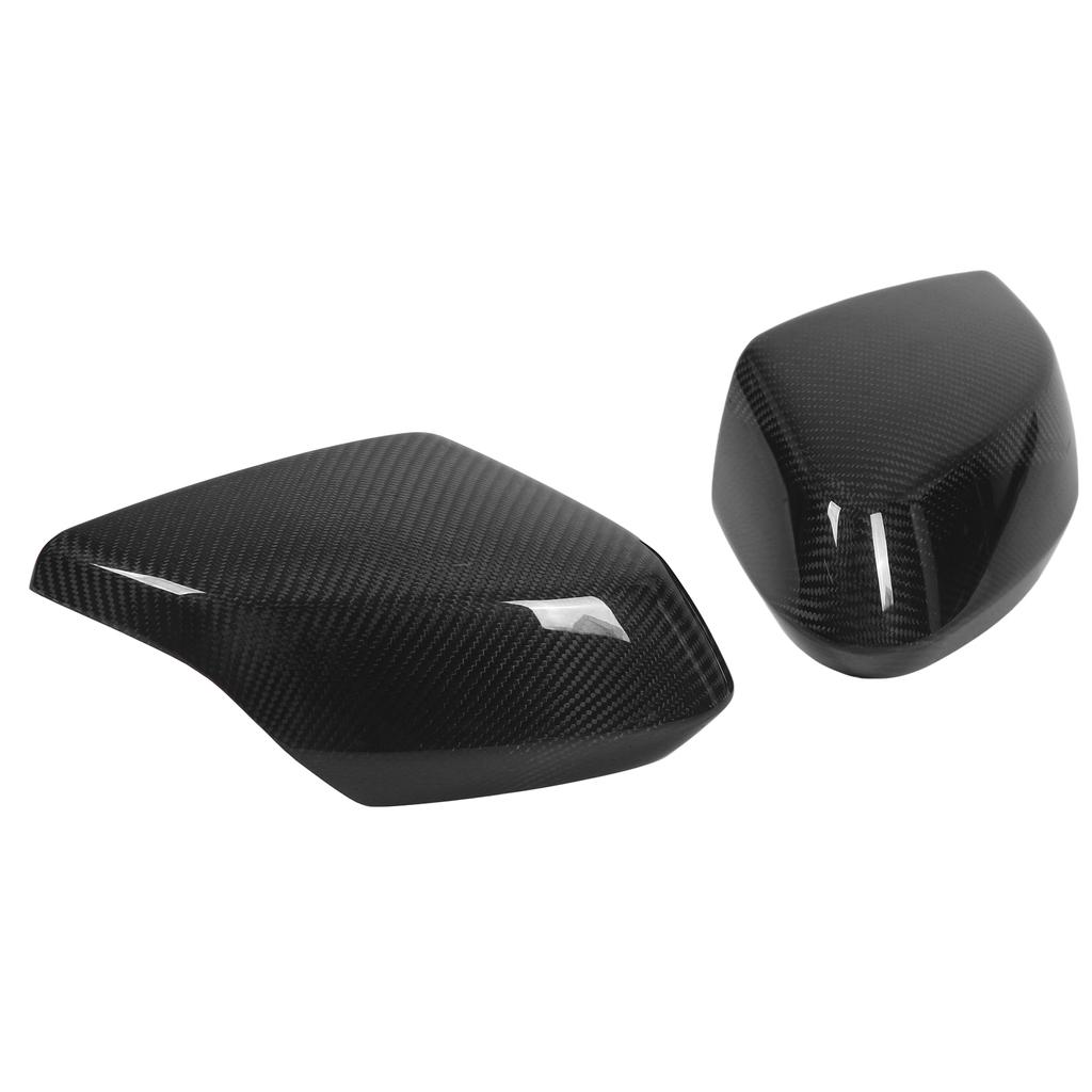 Paar Carbonfaser Seitenspiegelkappe Rückspiegel Dekorleiste Ersatz für Corvette C8 Z51 2020 Up