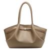 Lychee Pattern Underarm Shoulder Bags For Women Soft PU Leather Large Capacity Mini Tote Bag Luxury Designer Handbags