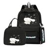 Zaino Scolastico Borsa Pranzo Astuccio Set 3 Pezzi Zaino Scolastico Materiale Resistente Scomparti Multipli Design Leggero Cinghie Regolabili