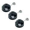 2Pcs/set Mount Track Mounting Base Track Attachment Adapter Kayak Boat Canoe Fish Rod Accessories Kayak Track Mount